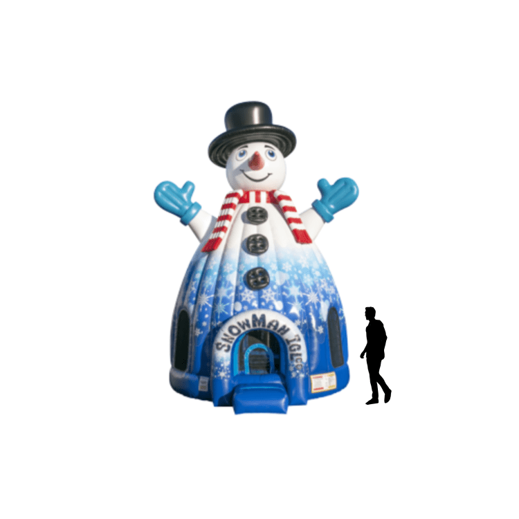 27 FT Snowman Igloo Bounce House